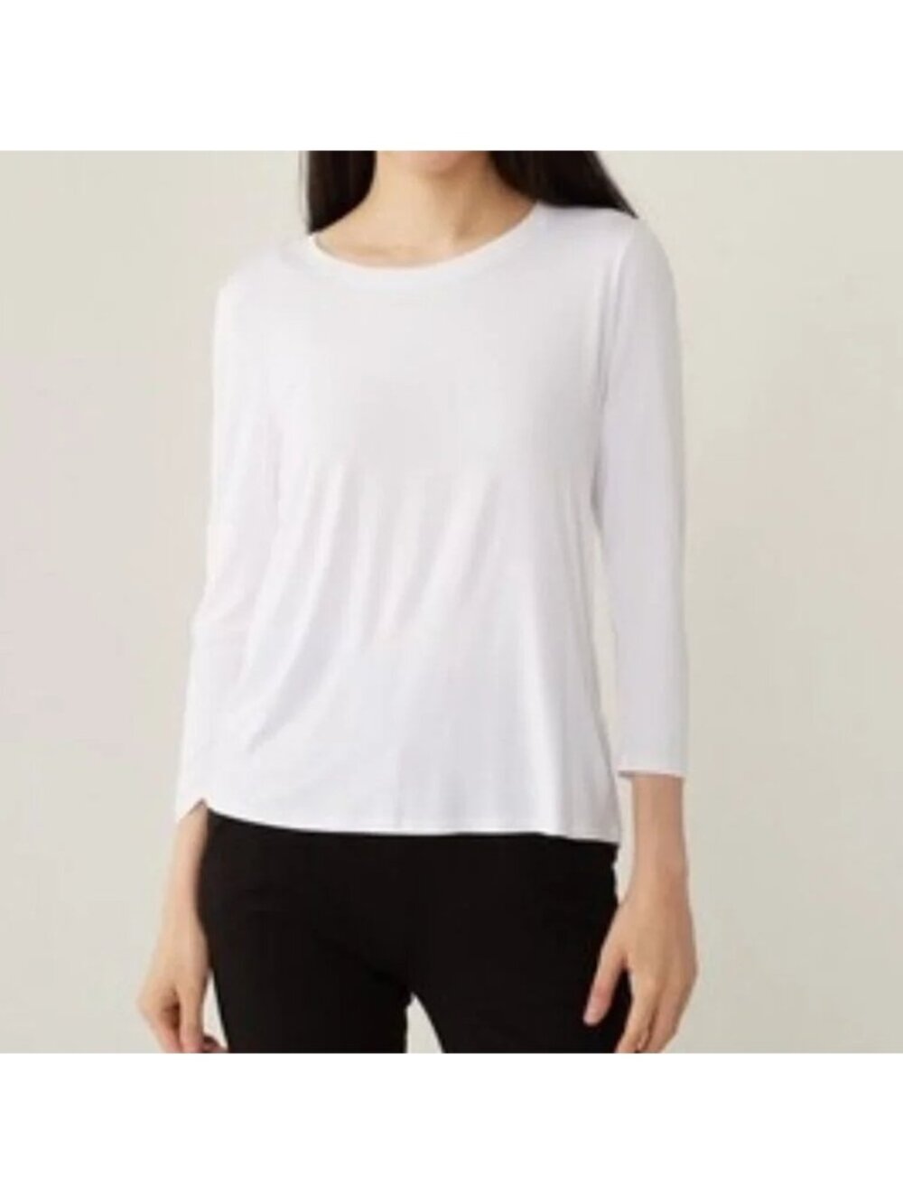 NEW Terrera Emmy White Bamboo Top - Large